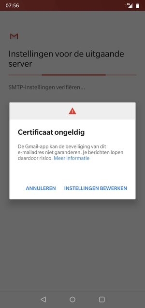 Selecteer INSTELLINGEN BEWERKEN