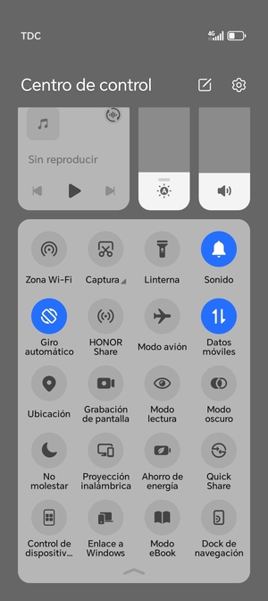 Despláce y seleccione Ahorro de energía