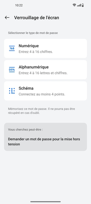 Sélectionnez Schéma