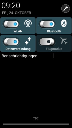 Schalten Sie WLAN aus