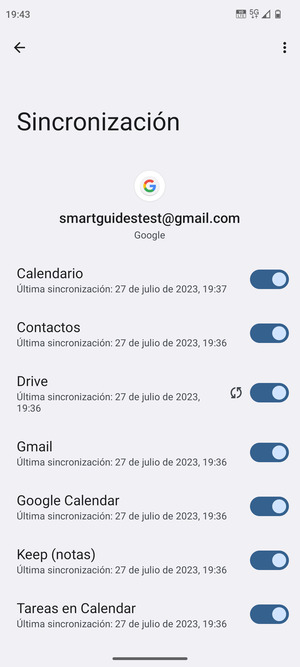 Asegúrese de haber seleccionado Contactos