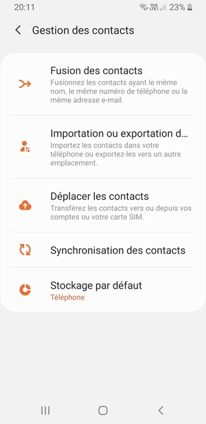 Sélectionnez Importation ou exportation d...