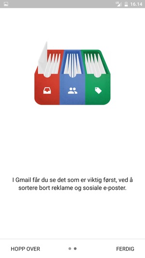 Velg FERDIG