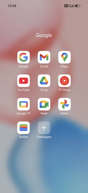 Selecteer Gmail