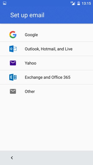 Select Outlook, Hotmail, and Live