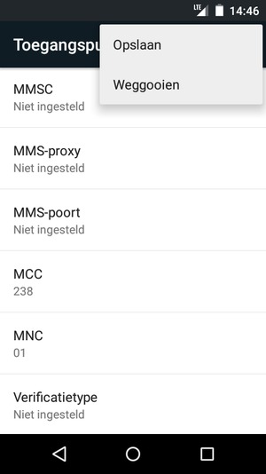 Selecteer Opslaan
