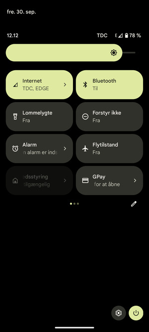 Slå Bluetooth fra