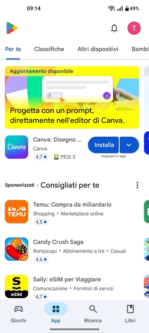 Seleziona Ricerca