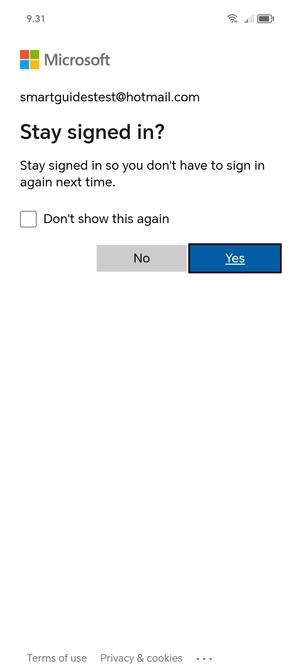 Select your preferred option