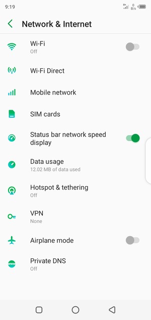 Select Hotspot & tethering