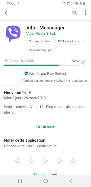 Veuillez attendre la fin de la procédure d'installation