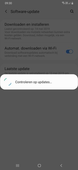Wacht tot de zoekopdracht beëindigd is