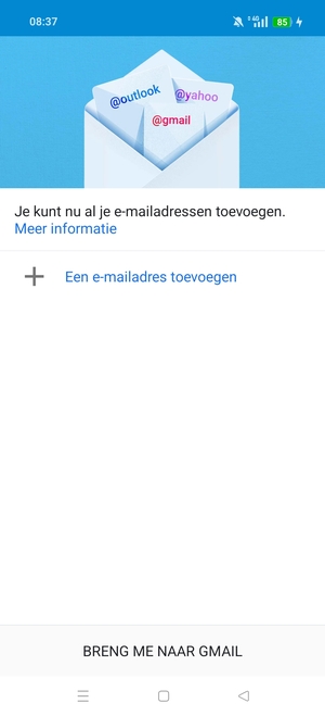 Selecteer Een e-mailadres toevoegen