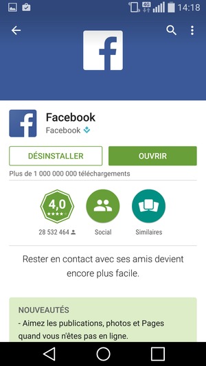 Sélectionnez OUVRIR