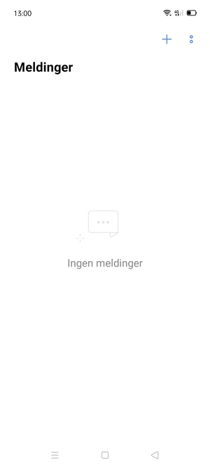 Velg menyknappen
