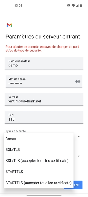 Sélectionnez Aucun