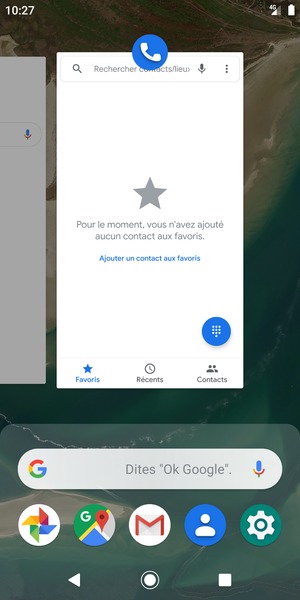 Faites glisser les applis vers le haut pour les fermer. Ceci économisera la batterie.
