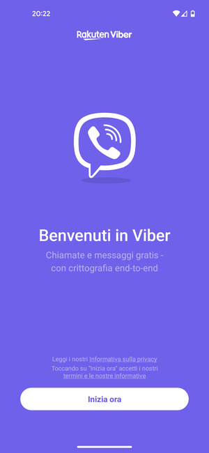 L'app è pronta per l'uso