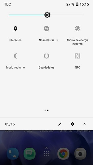 Desactive Ubicación