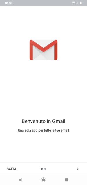 Seleziona AVANTI