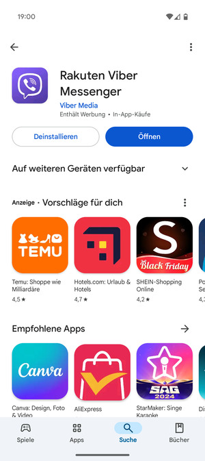 Wählen Sie Öffnen