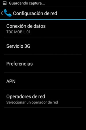 Seleccione Operadores de red