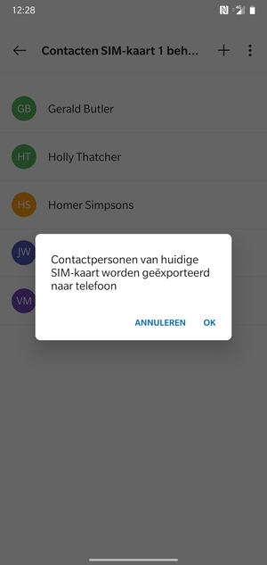 Selecteer OK
