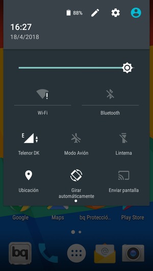 Desactive Wi-Fi y Bluetooth