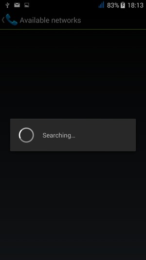 Wait for the search to finish