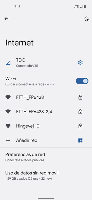 Seleccione la red inalámbrica a la que desea conectarse