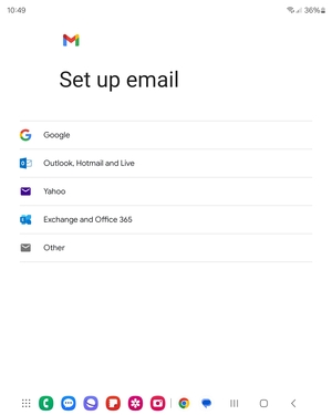 Select Outlook, Hotmail and Live