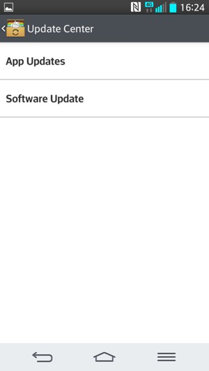 Select Software Update