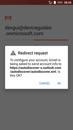 Select OK