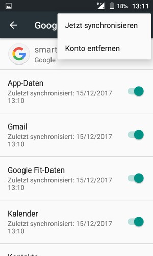 Wählen Sie Jetzt
synchronisieren
