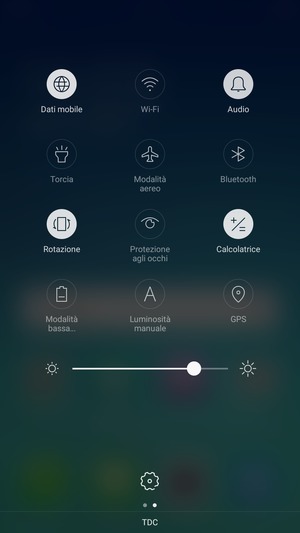Seleziona Luminosità automatica