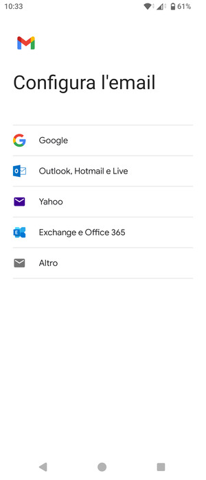 Seleziona Google