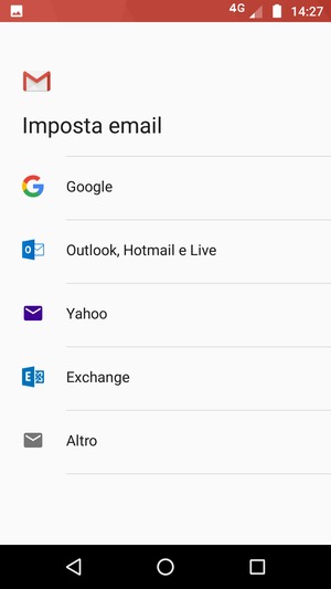 Seleziona Outlook, Hotmail e Live