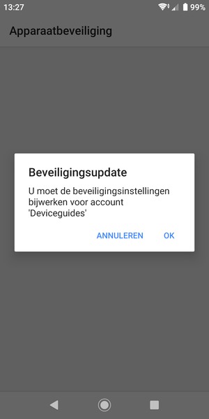 Selecteer OK