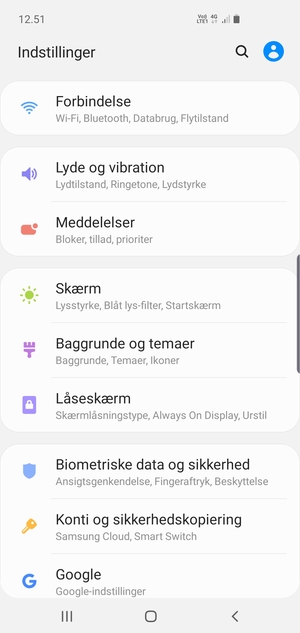 Vælg Forbindelse