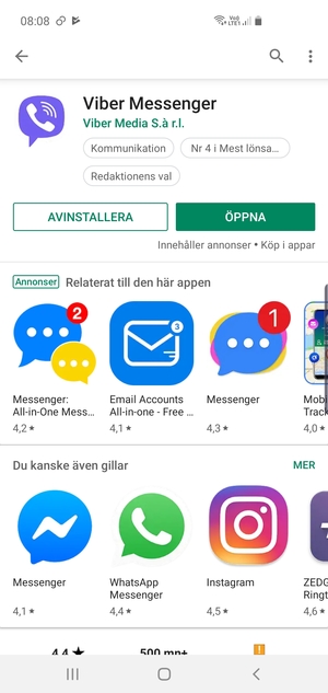 Välj ÖPPNA