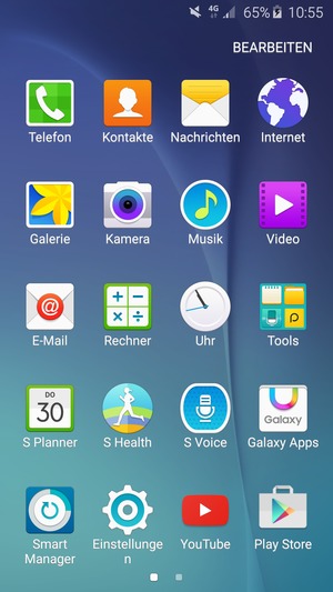 Wählen Sie Einstellungen