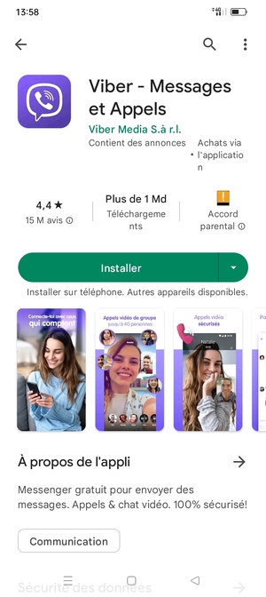 Sélectionnez Installer