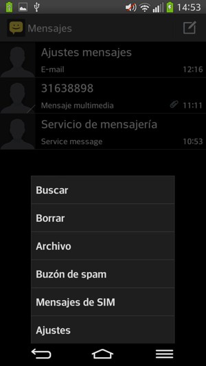 Seleccione Ajustes