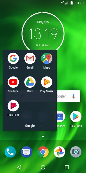 Vælg Gmail