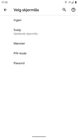 Velg Mønster