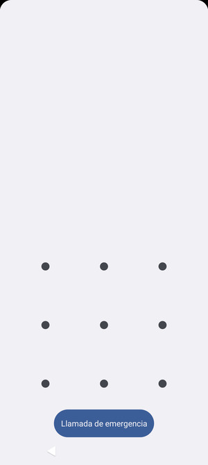 El teléfono ha sido asegurado con un bloqueo de pantalla