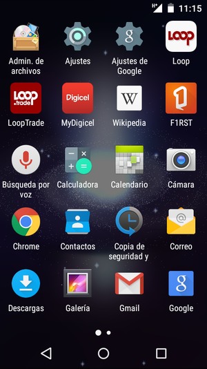 Seleccione Ajustes