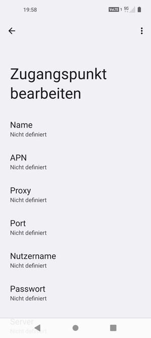 Geben Sie Internet-Informationen ein