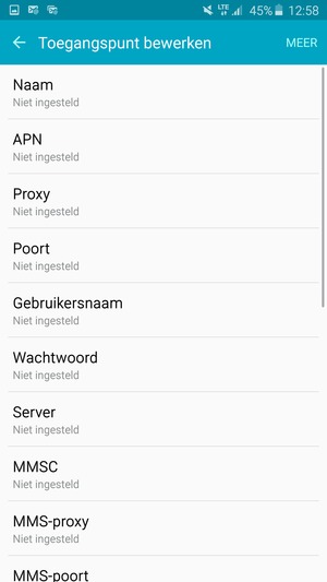 Voer mms-gegevens in