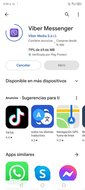 Espere a que el proceso de instalación finalice